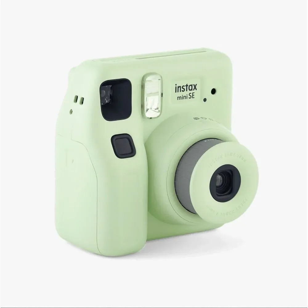 NWT Fujifilm instax Mini SE Instant Camera Green + Film Bundle